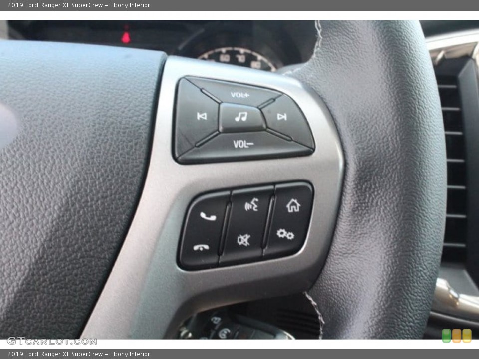Ebony Interior Steering Wheel for the 2019 Ford Ranger XL SuperCrew #133496870
