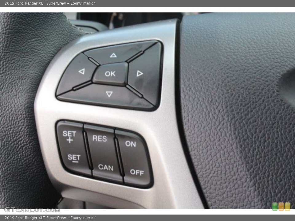 Ebony Interior Steering Wheel for the 2019 Ford Ranger XLT SuperCrew #133497170