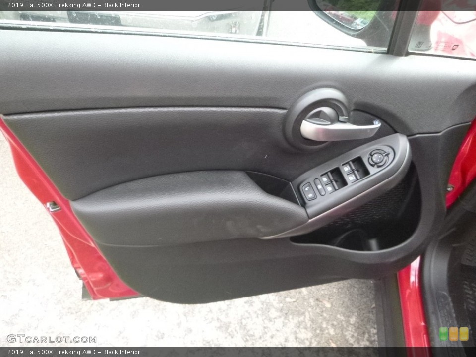Black Interior Door Panel for the 2019 Fiat 500X Trekking AWD #133499096