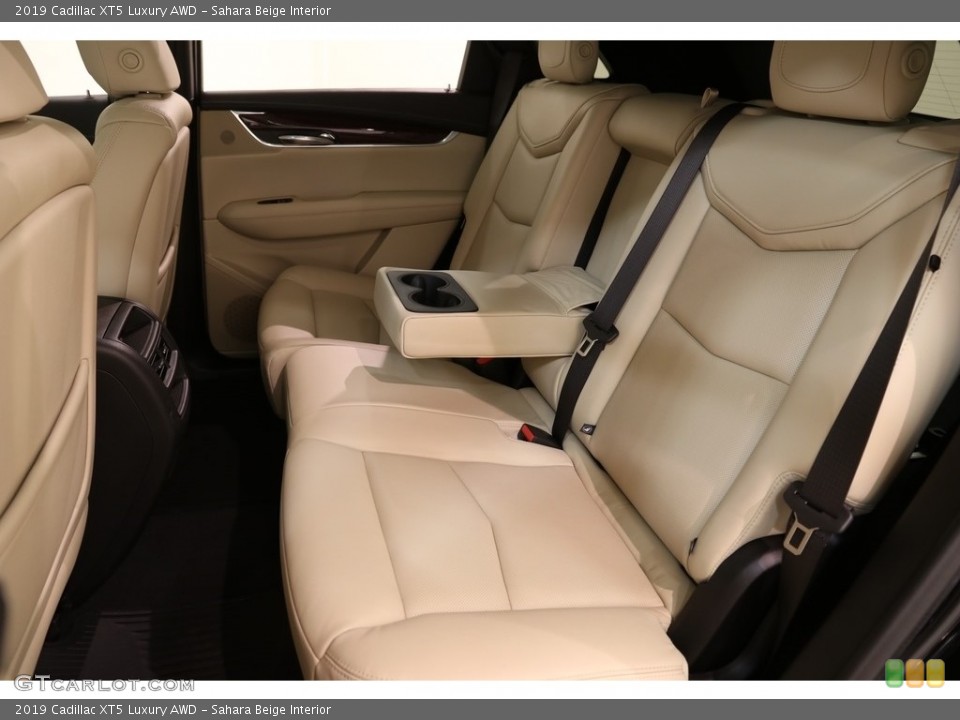 Sahara Beige Interior Rear Seat for the 2019 Cadillac XT5 Luxury AWD #133499327