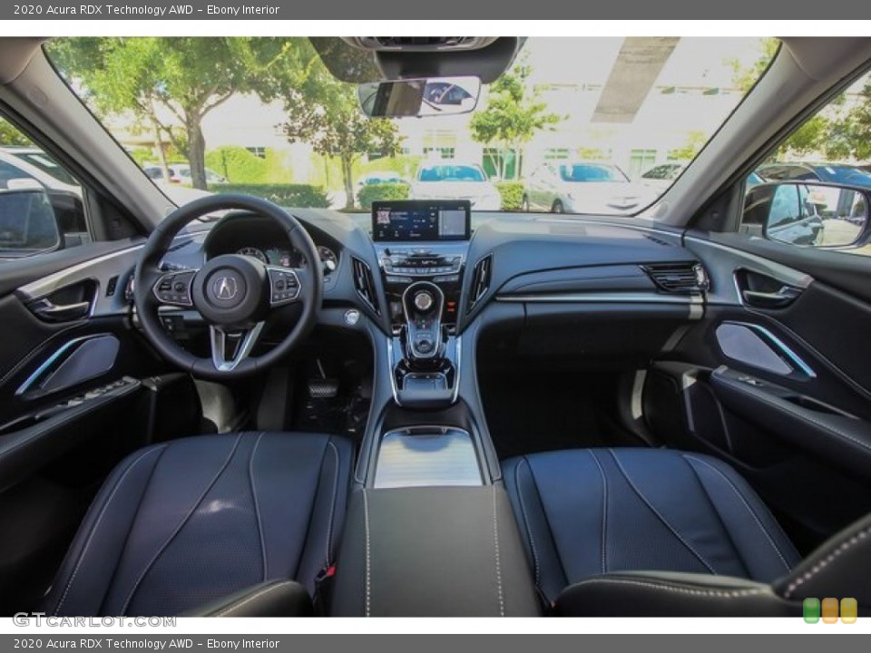 Ebony Interior Dashboard for the 2020 Acura RDX Technology AWD #133500771