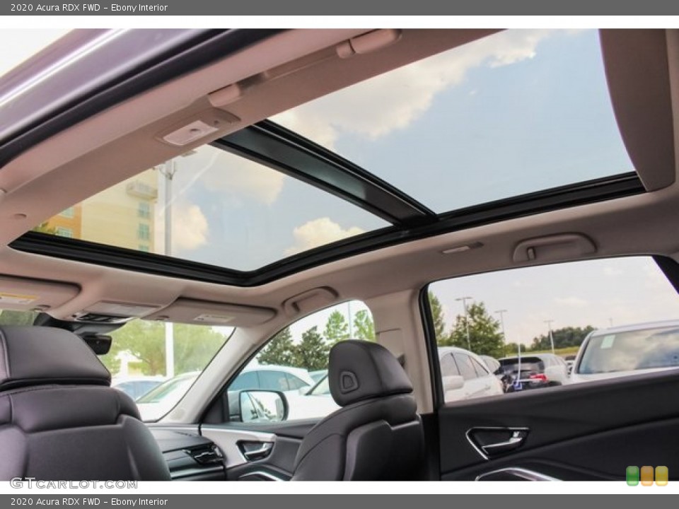Ebony Interior Sunroof for the 2020 Acura RDX FWD #133504599