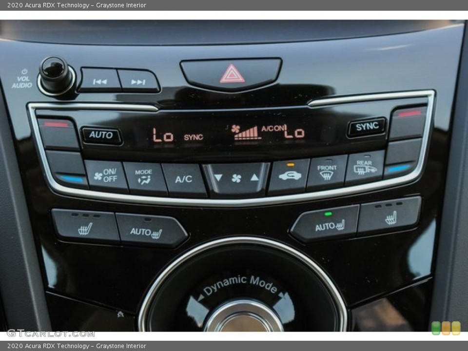 Graystone Interior Controls for the 2020 Acura RDX Technology #133505843