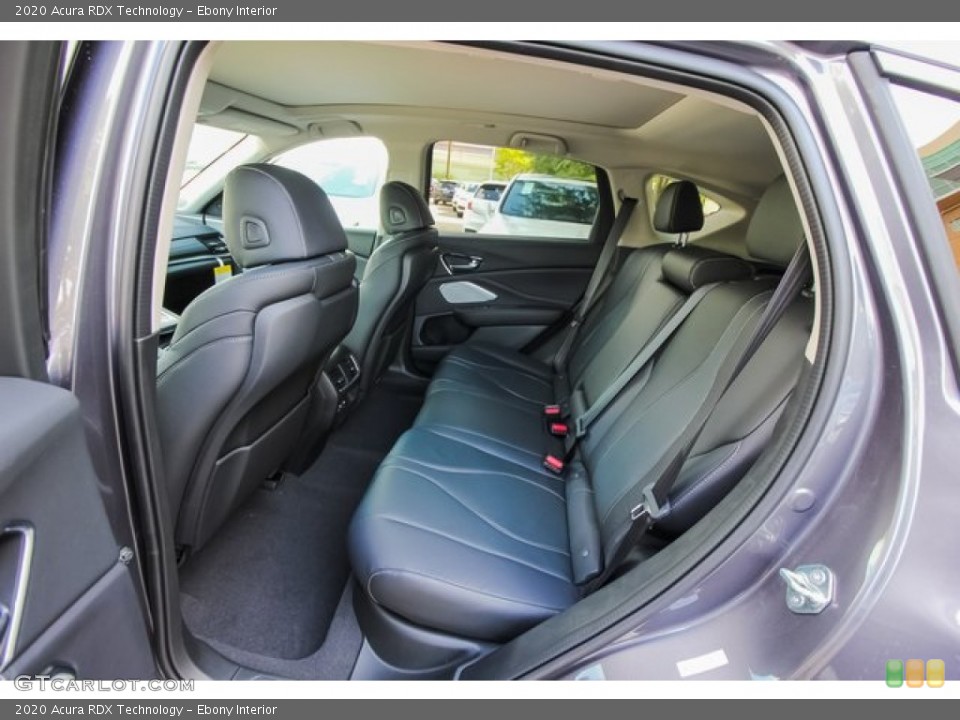 Ebony Interior Rear Seat for the 2020 Acura RDX Technology #133506603