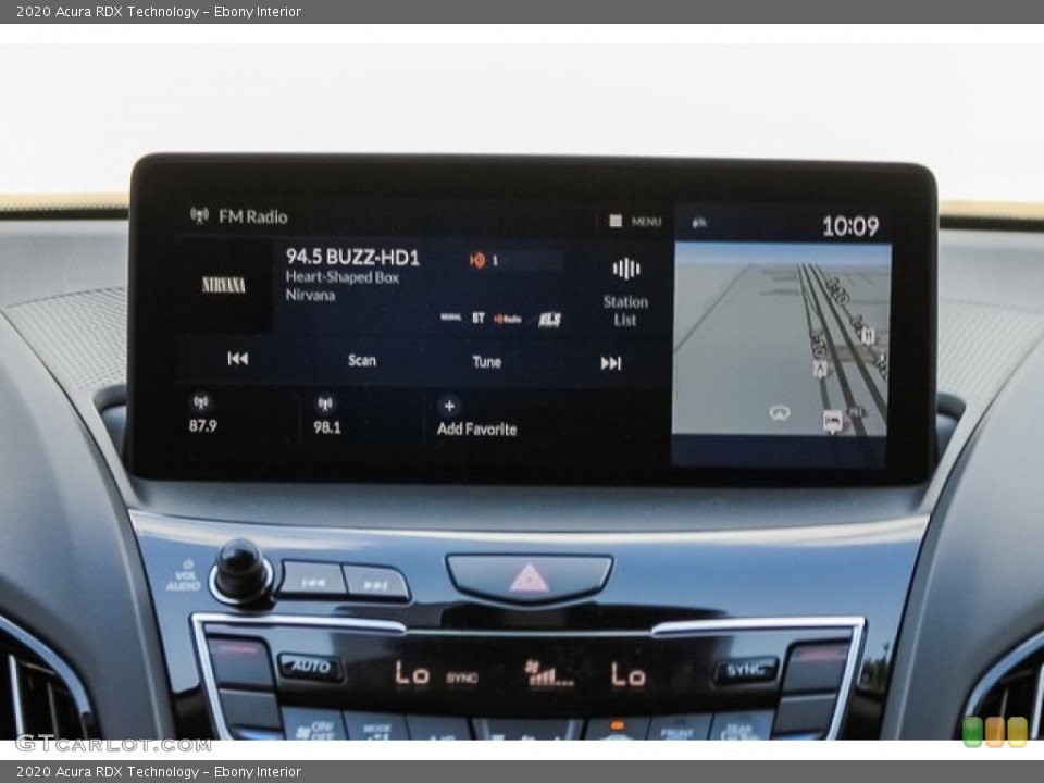 Ebony Interior Navigation for the 2020 Acura RDX Technology #133506837