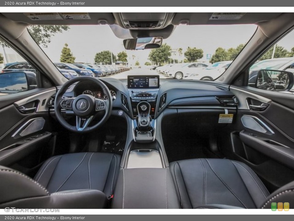 Ebony Interior Photo for the 2020 Acura RDX Technology #133507302