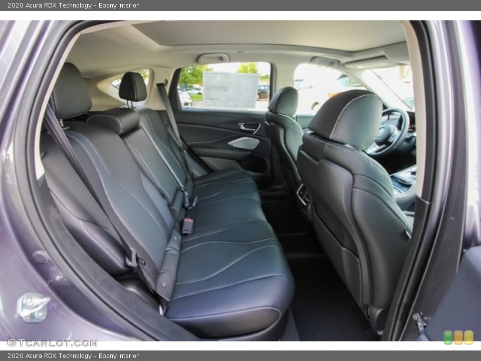 Ebony Interior Rear Seat for the 2020 Acura RDX Technology #133507677