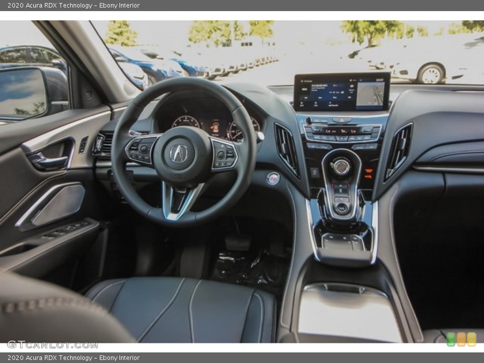 Ebony Interior Dashboard for the 2020 Acura RDX Technology #133507776