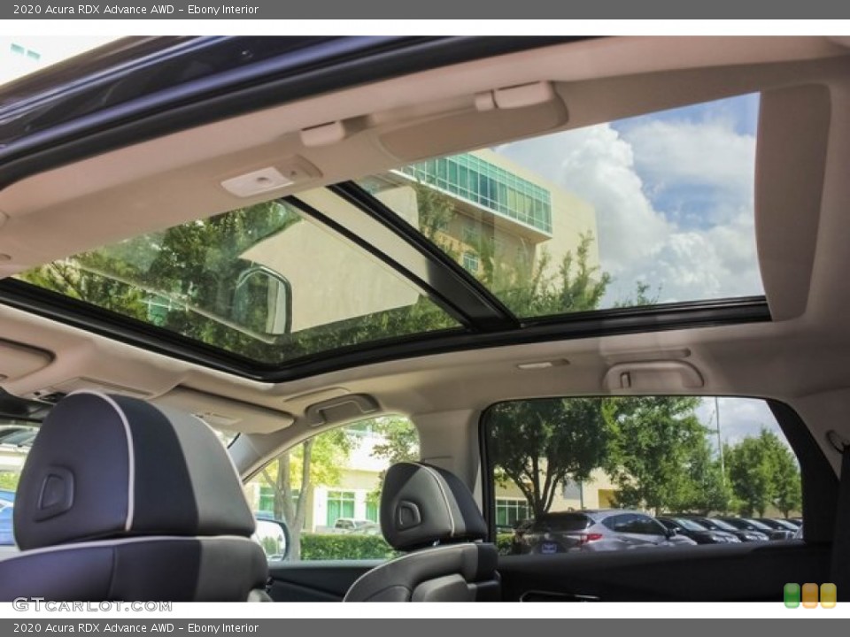 Ebony Interior Sunroof for the 2020 Acura RDX Advance AWD #133508502