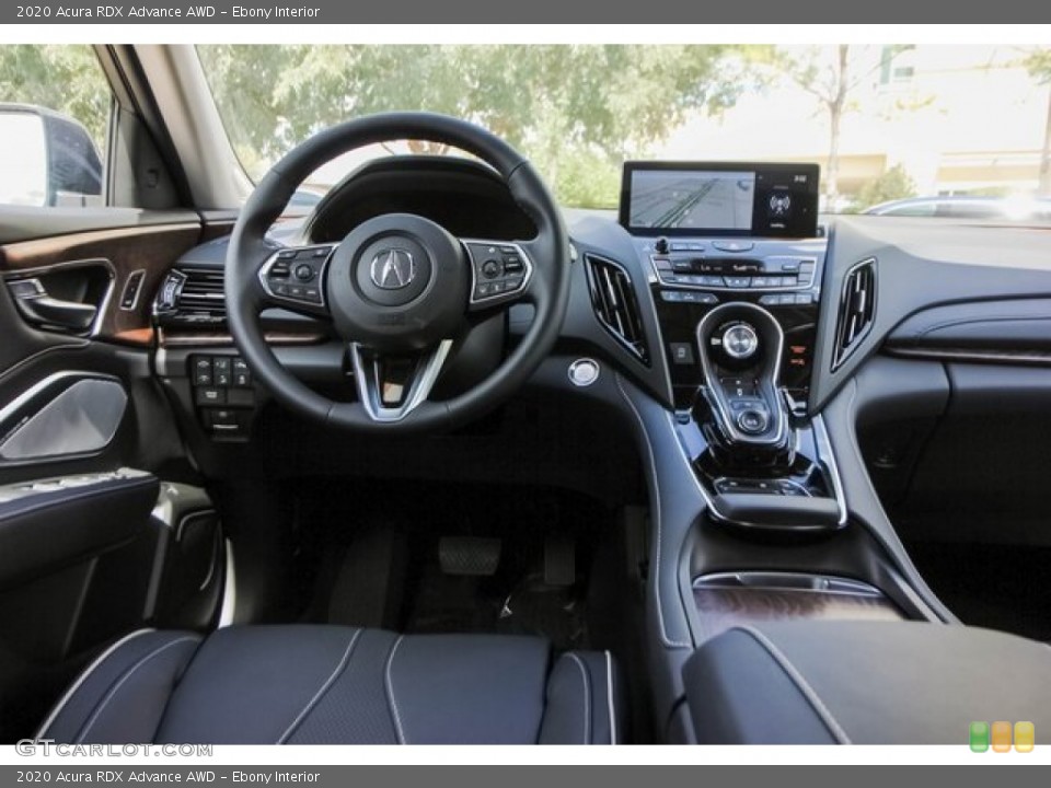 Ebony Interior Dashboard for the 2020 Acura RDX Advance AWD #133508781