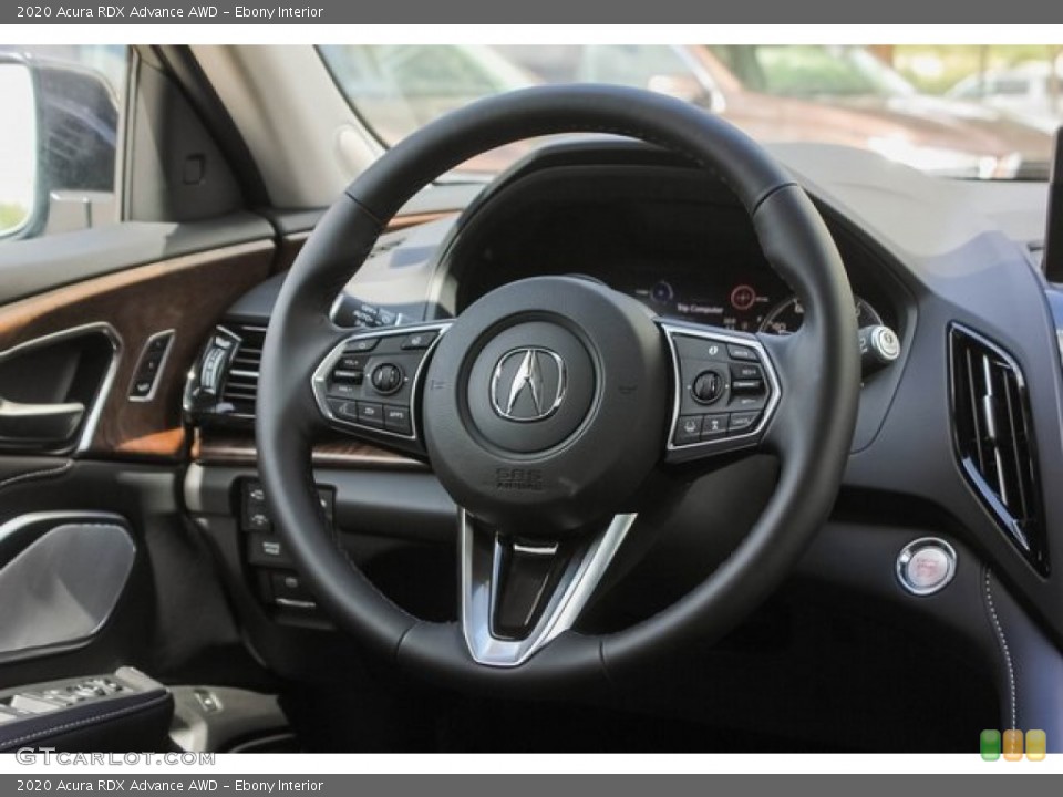 Ebony Interior Steering Wheel for the 2020 Acura RDX Advance AWD #133508802