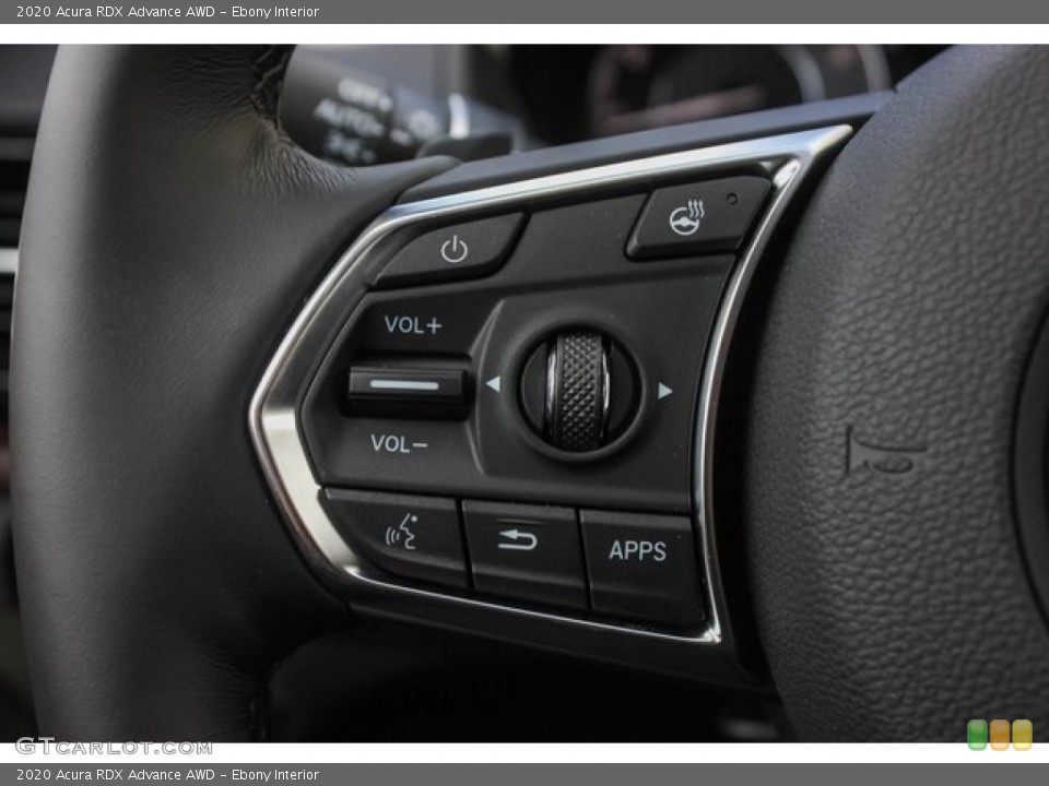 Ebony Interior Steering Wheel for the 2020 Acura RDX Advance AWD #133508976