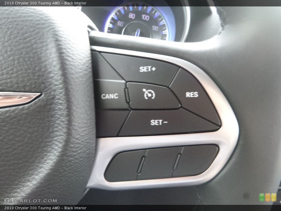 Black Interior Steering Wheel for the 2019 Chrysler 300 Touring AWD #133509249