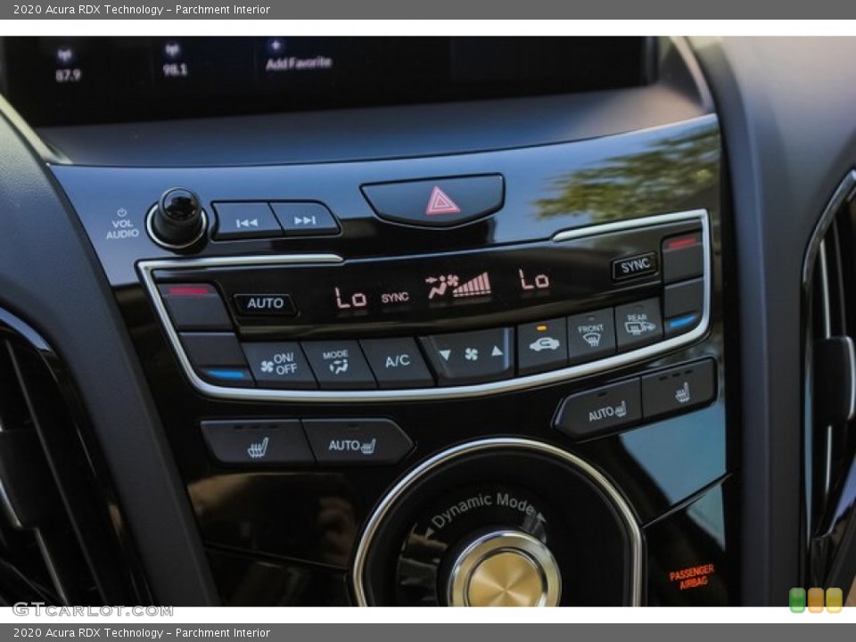 Parchment Interior Controls for the 2020 Acura RDX Technology #133510752