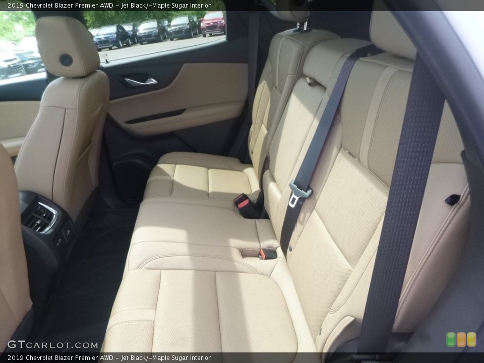 Jet Black/­Maple Sugar Interior Rear Seat for the 2019 Chevrolet Blazer Premier AWD #133512324