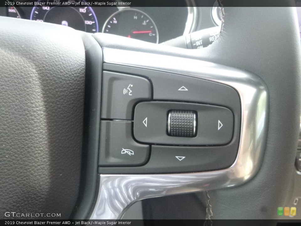 Jet Black/­Maple Sugar Interior Steering Wheel for the 2019 Chevrolet Blazer Premier AWD #133512465