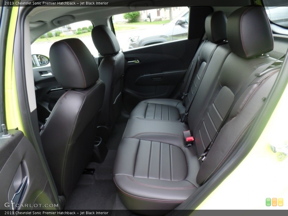 Jet Black Interior Rear Seat for the 2019 Chevrolet Sonic Premier Hatchback #133519401