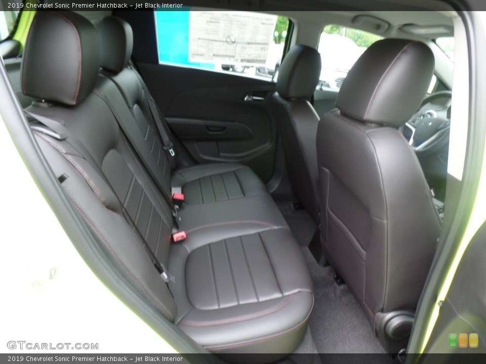 Jet Black Interior Rear Seat for the 2019 Chevrolet Sonic Premier Hatchback #133519467