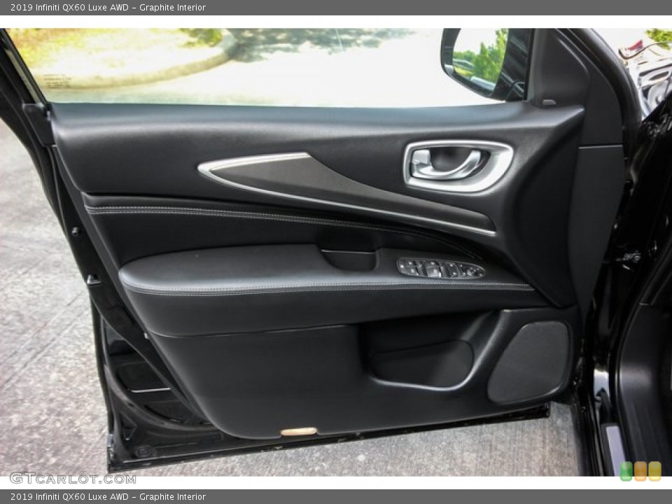 Graphite Interior Door Panel for the 2019 Infiniti QX60 Luxe AWD #133521096