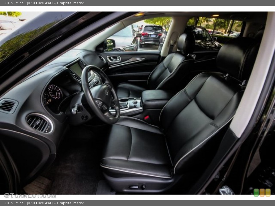 Graphite Interior Front Seat for the 2019 Infiniti QX60 Luxe AWD #133521114