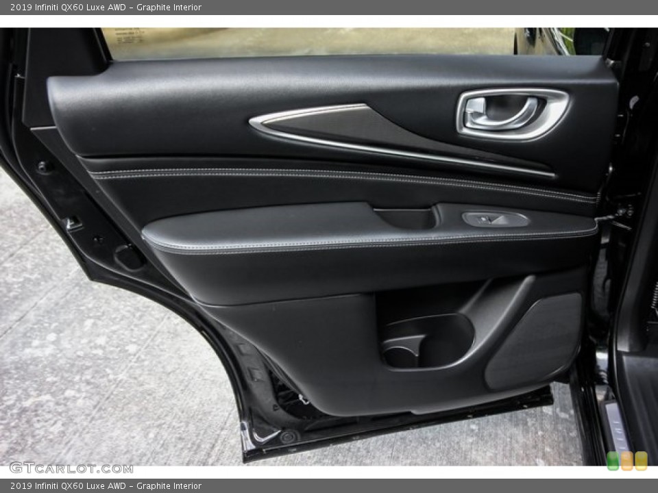 Graphite Interior Door Panel for the 2019 Infiniti QX60 Luxe AWD #133521129