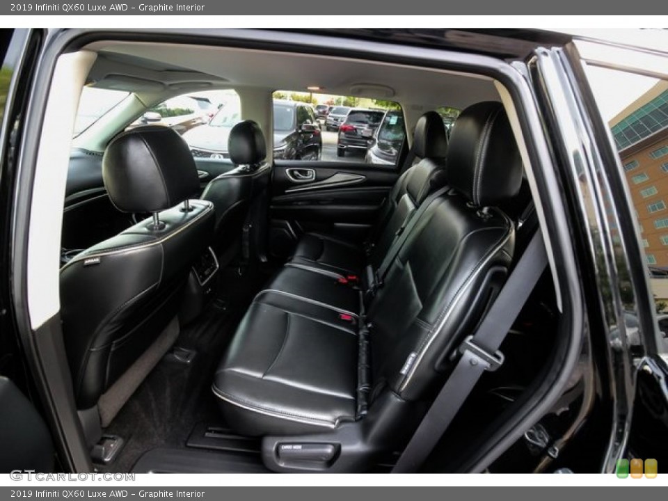Graphite Interior Rear Seat for the 2019 Infiniti QX60 Luxe AWD #133521147