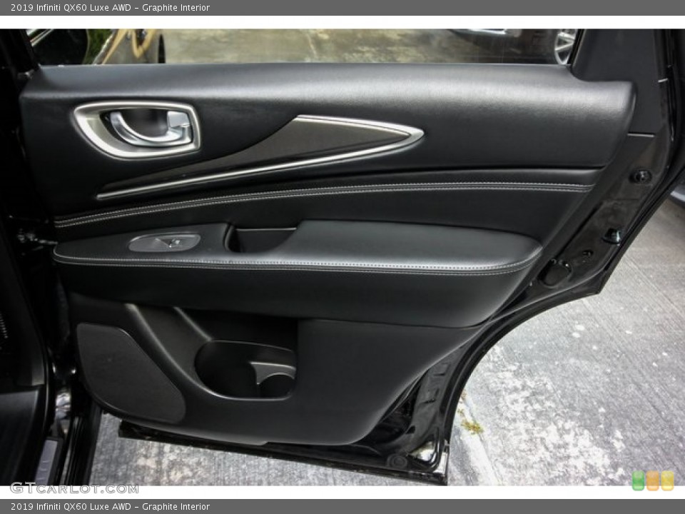 Graphite Interior Door Panel for the 2019 Infiniti QX60 Luxe AWD #133521207