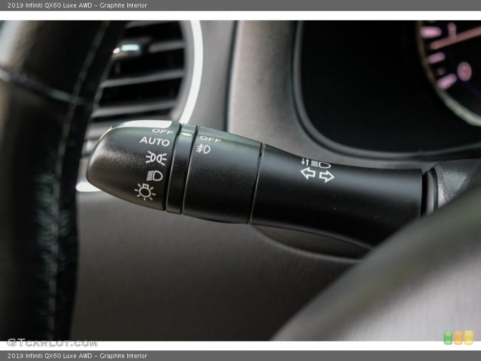 Graphite Interior Controls for the 2019 Infiniti QX60 Luxe AWD #133521360