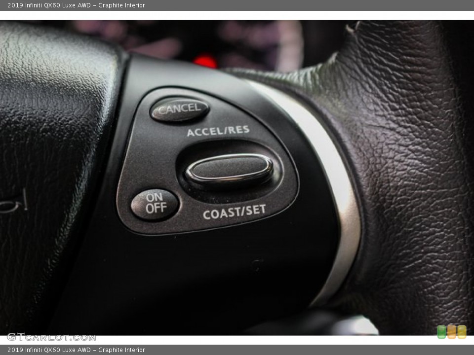 Graphite Interior Steering Wheel for the 2019 Infiniti QX60 Luxe AWD #133521399