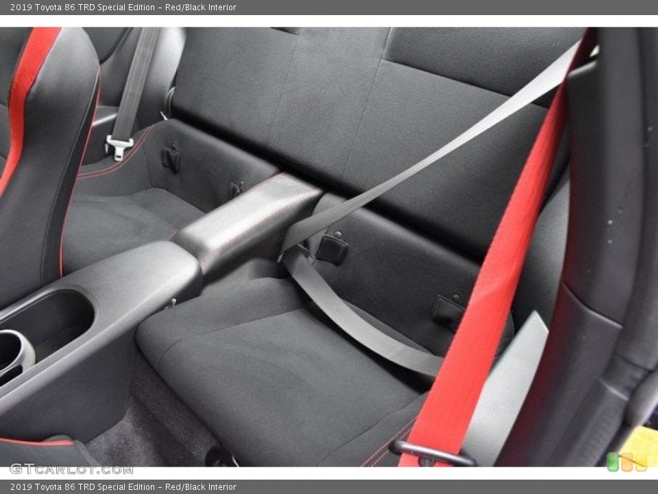 Red/Black Interior Rear Seat for the 2019 Toyota 86 TRD Special Edition #133523112