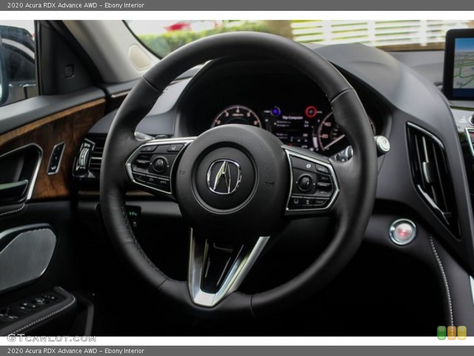 Ebony Interior Steering Wheel for the 2020 Acura RDX Advance AWD #133525062