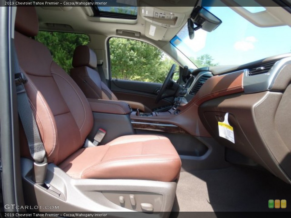 Cocoa/Mahogany Interior Front Seat for the 2019 Chevrolet Tahoe Premier #133526076