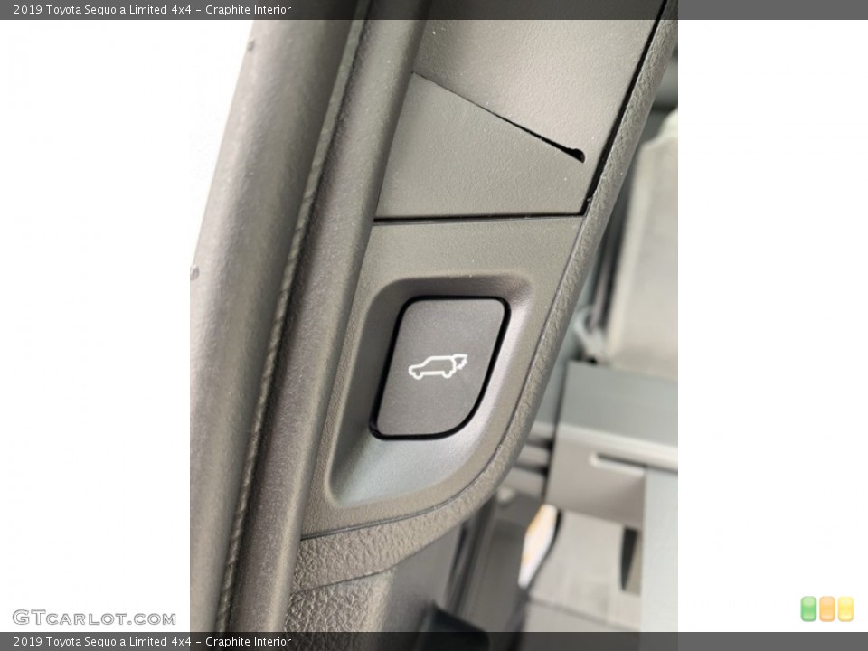 Graphite Interior Controls for the 2019 Toyota Sequoia Limited 4x4 #133558027