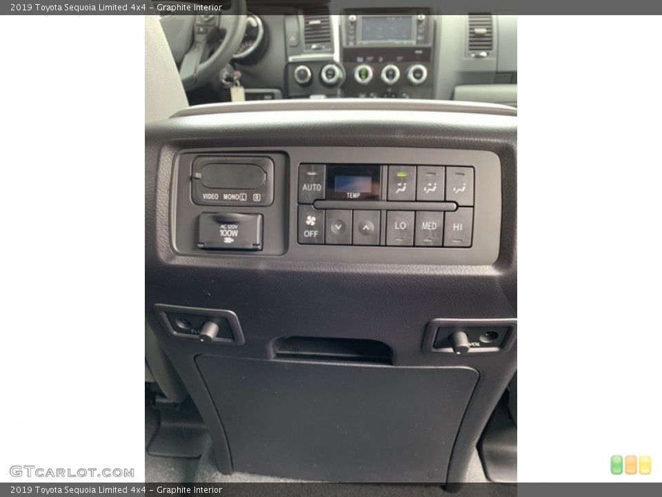 Graphite Interior Controls for the 2019 Toyota Sequoia Limited 4x4 #133558171