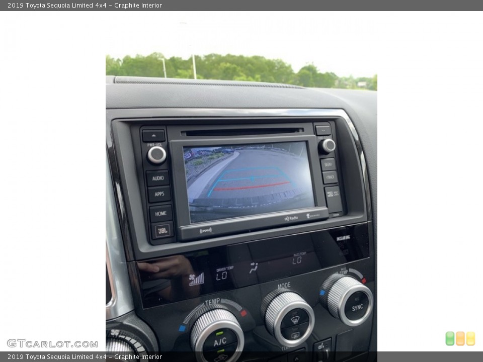 Graphite Interior Controls for the 2019 Toyota Sequoia Limited 4x4 #133558456
