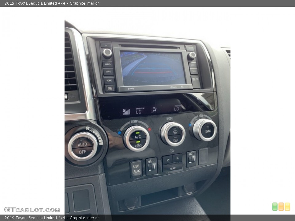 Graphite Interior Controls for the 2019 Toyota Sequoia Limited 4x4 #133558474