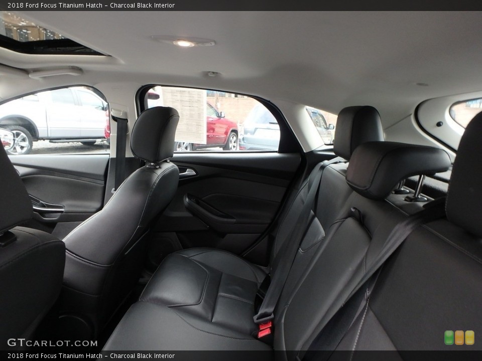 Charcoal Black Interior Rear Seat for the 2018 Ford Focus Titanium Hatch #133564873
