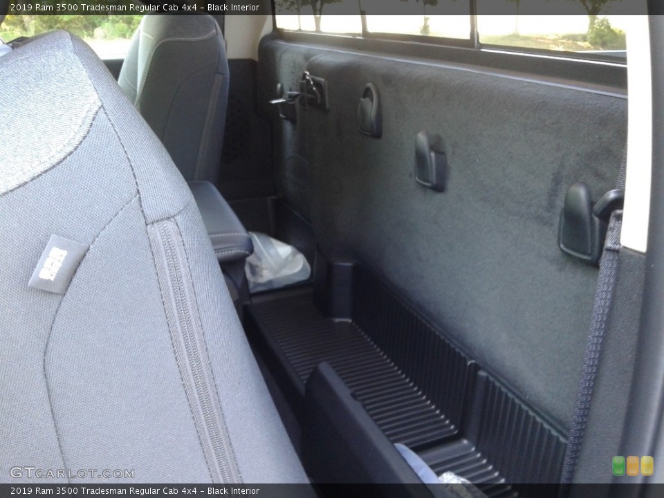 Black Interior Rear Seat for the 2019 Ram 3500 Tradesman Regular Cab 4x4 #133571014