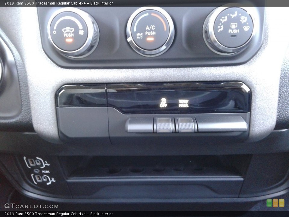 Black Interior Controls for the 2019 Ram 3500 Tradesman Regular Cab 4x4 #133571281