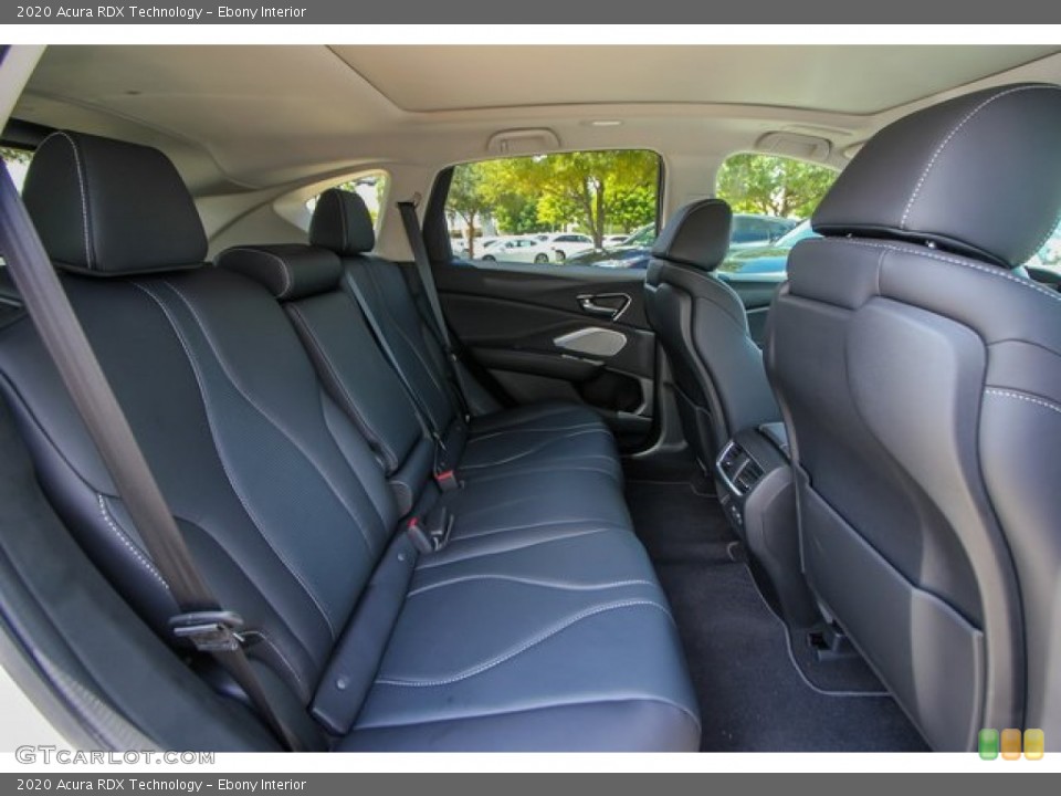 Ebony Interior Rear Seat for the 2020 Acura RDX Technology #133574188