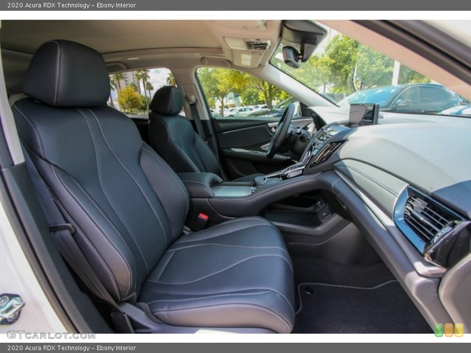 Ebony Interior Front Seat for the 2020 Acura RDX Technology #133574212
