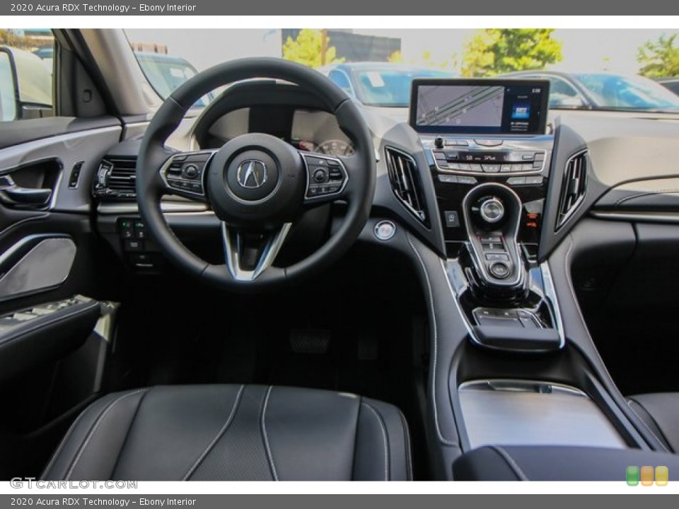 Ebony Interior Dashboard for the 2020 Acura RDX Technology #133574245