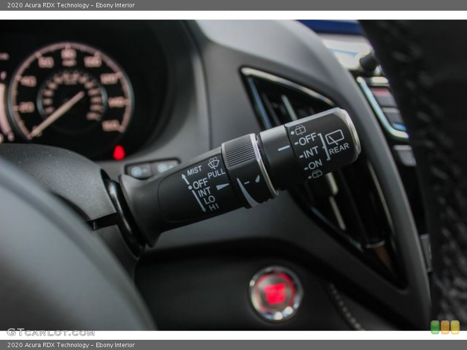 Ebony Interior Controls for the 2020 Acura RDX Technology #133574356