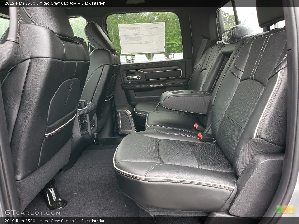 Black Interior Rear Seat for the 2019 Ram 2500 Limited Crew Cab 4x4 #133575523