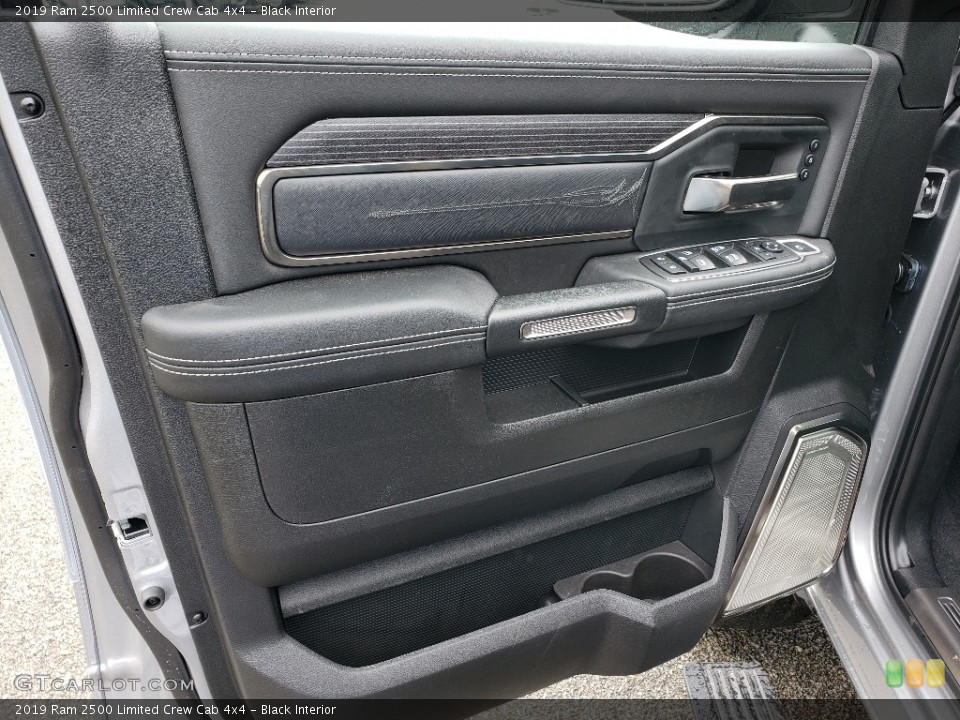 Black Interior Door Panel for the 2019 Ram 2500 Limited Crew Cab 4x4 #133575547
