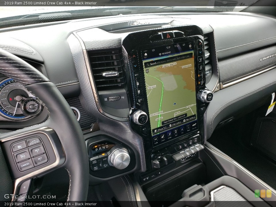 Black Interior Navigation for the 2019 Ram 2500 Limited Crew Cab 4x4 #133575569