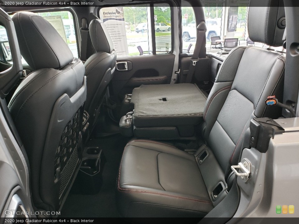 Black Interior Rear Seat for the 2020 Jeep Gladiator Rubicon 4x4 #133576168