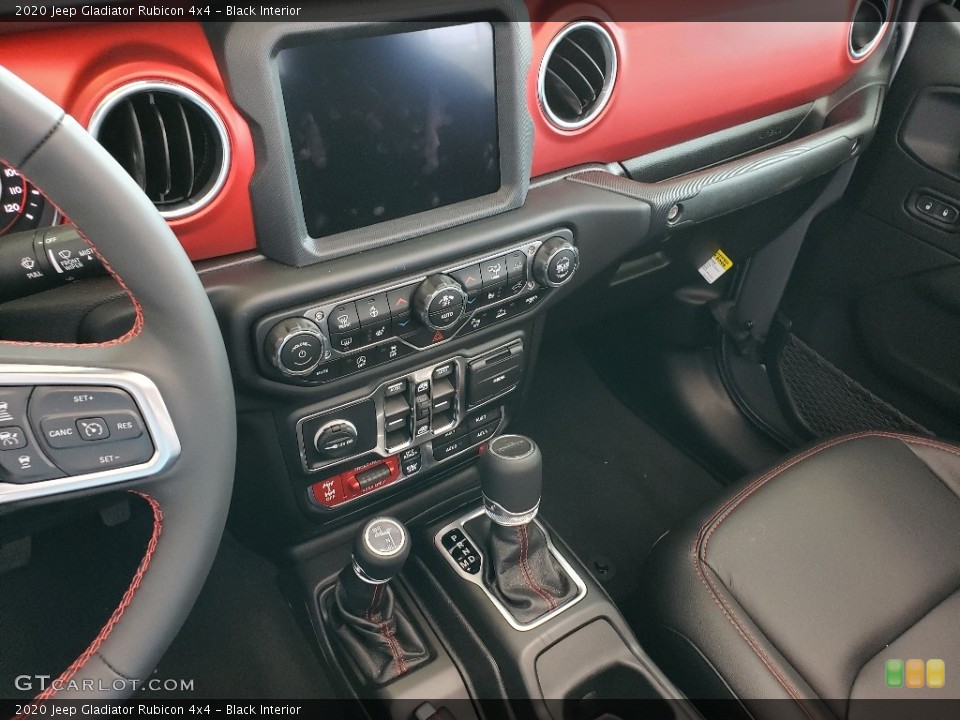 Black Interior Controls for the 2020 Jeep Gladiator Rubicon 4x4 #133576180
