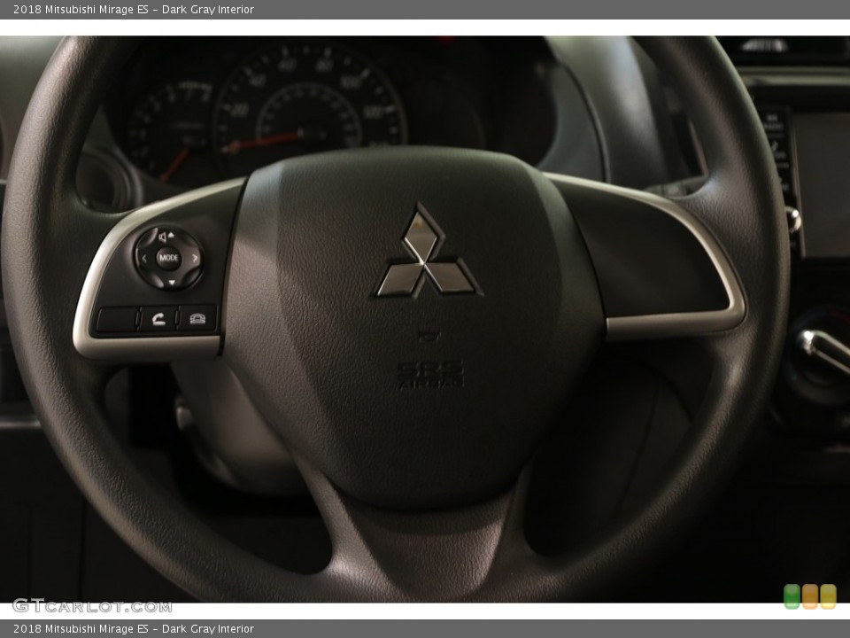 Dark Gray Interior Steering Wheel for the 2018 Mitsubishi Mirage ES #133579468