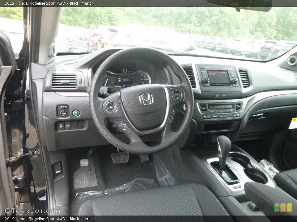 Black Interior Dashboard for the 2019 Honda Ridgeline Sport AWD #133580284